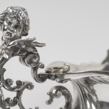 BRUCKMANN & SÖHNE – Solid silver jardinière – Germany, late 19th century