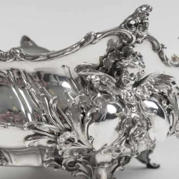 BRUCKMANN & SÖHNE – Solid silver jardinière – Germany, late 19th century