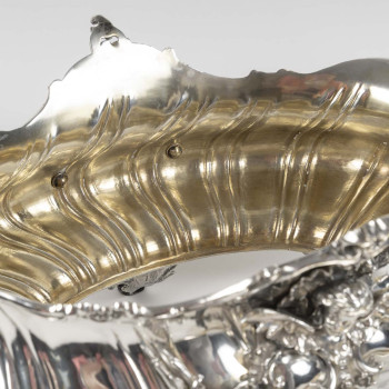 BRUCKMANN & SÖHNE – Solid silver jardinière – Germany, late 19th century