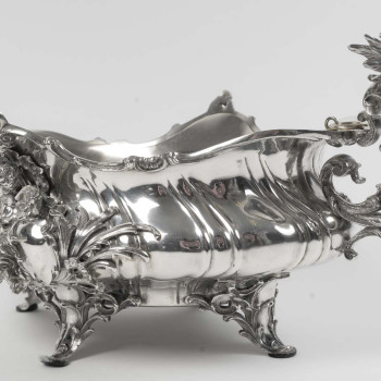 BRUCKMANN & SÖHNE – Solid silver jardinière – Germany, late 19th century
