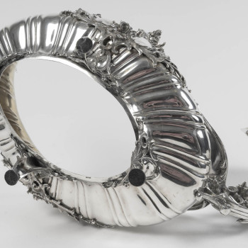 BRUCKMANN & SÖHNE – Solid silver jardinière – Germany, late 19th century