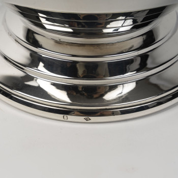 OLIER & CARON - Art Deco Wine Cooler Sterling Silver, 20th Century