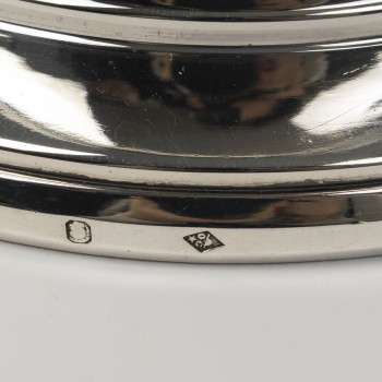 OLIER & CARON - Art Deco Wine Cooler Sterling Silver, 20th Century
