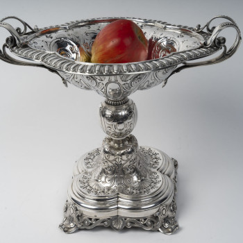 Gustave Odiot, Coupe sur pied en argent massif XIXᵉ siècle