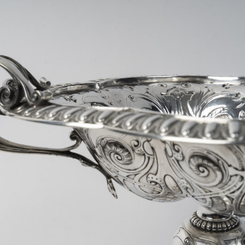 Gustave Odiot, Coupe sur pied en argent massif XIXᵉ siècle