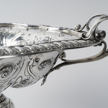 Gustave Odiot, Coupe sur pied en argent massif XIXᵉ siècle