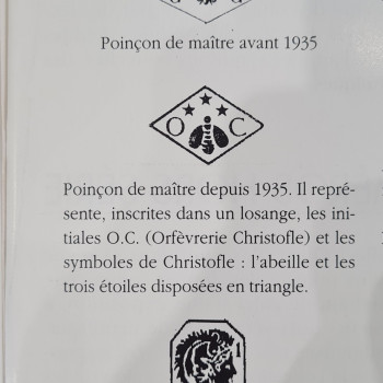 CHRISTOFLE – Paire de candélabres en argent massif 5 bougies Epoque ART DECO vers 1940