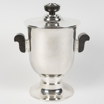ROELOF CITROEN – Rafraîchissoir couvert en argent art deco 	– Pays-Bas