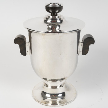 ROELOF CITROEN – Rafraîchissoir couvert en argent art deco 	– Pays-Bas
