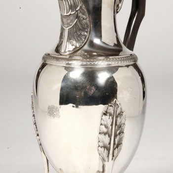 JACQUES GREGOIRE ROUSSEAU -Coffee pot in solid silver, Empire period