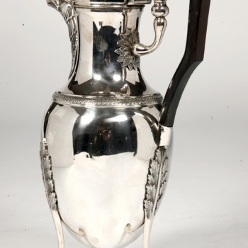 JACQUES GREGOIRE ROUSSEAU -Coffee pot in solid silver, Empire period