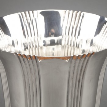 Goldsmith LAPPARRA - Sterling silver vase ART DECO period