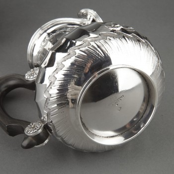 Goldsmith BOIN TABURET - Tea / Coffee service 4 pieces in solid silver plus Samovar in silver...