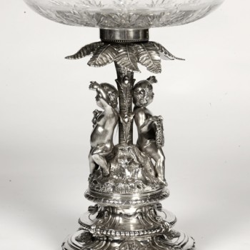 Orfèvre Debain - Centerpiece in solid silver, late 19th century