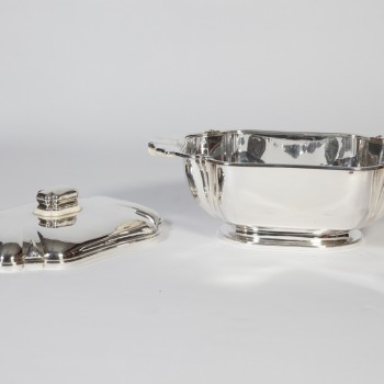 Goldsmith R. Ruys - Centerpiece in solid silver Art Deco twentieth