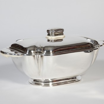 Goldsmith R. Ruys - Centerpiece in solid silver Art Deco twentieth