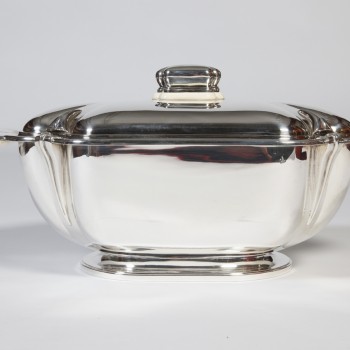 Goldsmith R. Ruys - Centerpiece in solid silver Art Deco twentieth