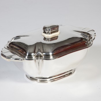 Goldsmith R. Ruys - Centerpiece in solid silver Art Deco twentieth