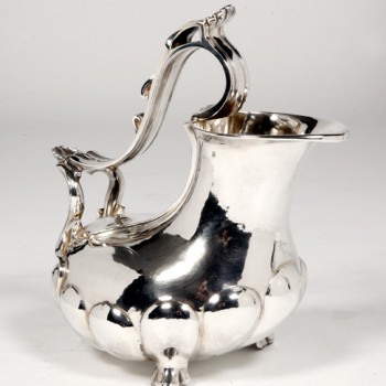 Orfèvre Tallois - Solid silver jug called "Askos" 19th century