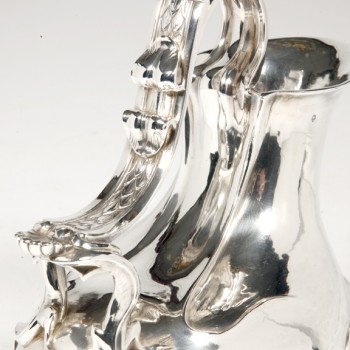 Orfèvre Tallois - Solid silver jug called "Askos" 19th century