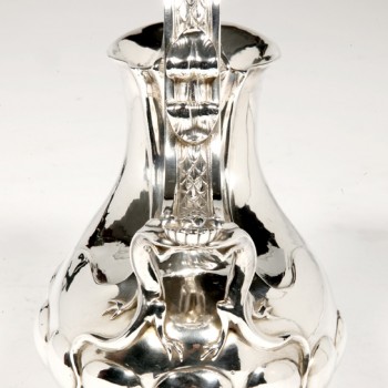 Orfèvre Tallois - Solid silver jug called "Askos" 19th century