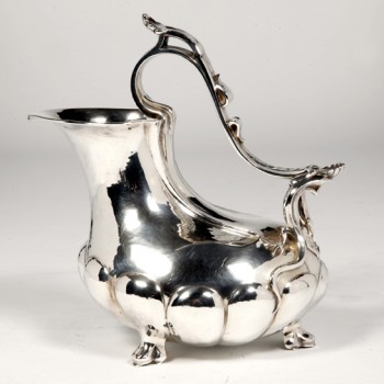 Orfèvre Tallois - Solid silver jug called "Askos" 19th century