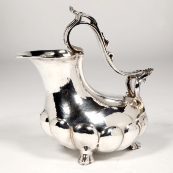 Orfèvre Tallois - Solid silver jug called "Askos" 19th century