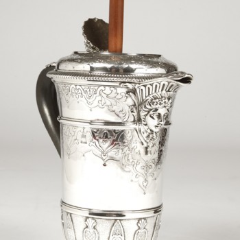 Goldsmith Cardeilhac - solid silver Chocolatière nineteenth