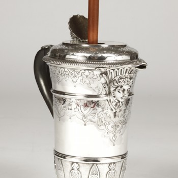 Goldsmith Cardeilhac - solid silver Chocolatière nineteenth