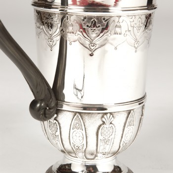 Goldsmith Cardeilhac - solid silver Chocolatière nineteenth