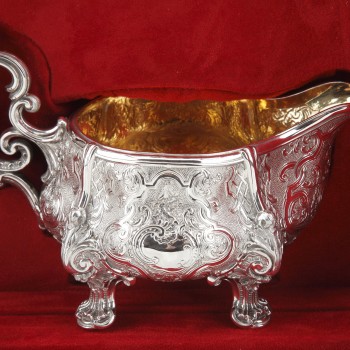 Charles Nicolas ODIOT - Important tea / coffee set in sterling silver XIXè