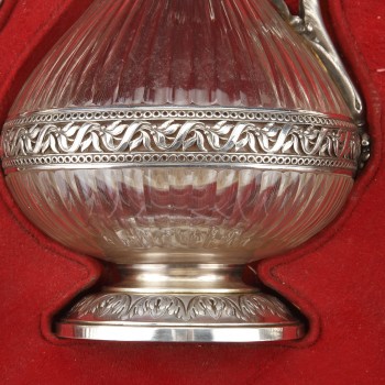 Orfèvre : BOIN TABURET –Garniture de table en argent massif vermeille XIXè vers 1860