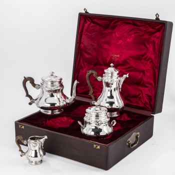 Boin Taburet - Set tea/coffee in silver XIXe