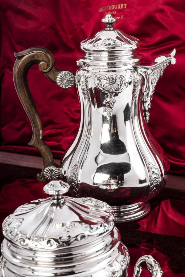 Boin Taburet - Set tea/coffee in silver XIXe