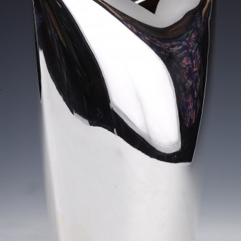 Gabriel de Vecchi - VASE EN ARGENT MASSIF DESIGN ITALIEN  XXè