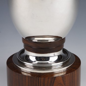 Gustave KELLER - Sterling silver vase ART DECO period