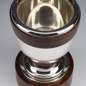Gustave KELLER - Sterling silver vase ART DECO period