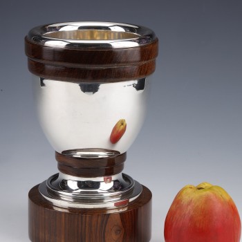 Gustave KELLER - Sterling silver vase ART DECO period