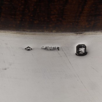 Gustave KELLER - Sterling silver vase ART DECO period