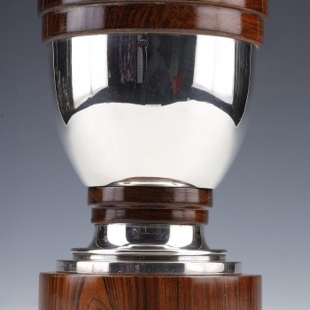 Gustave KELLER - Sterling silver vase ART DECO period