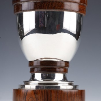 Gustave KELLER - Vase en argent massif époque ART DECO