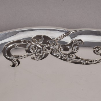 Frédéric BOUCHERON - 19th-century silver trilobed tray circa 1880