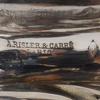 RISLER & CARRE - Important centre de table en argent massif XIXè siècle