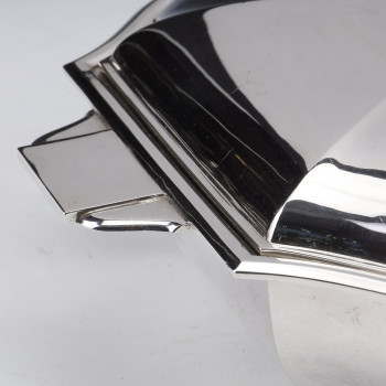 Silversmith CARDEILHAC - Covered vegetable dish in solid silver ART DECO  circa 1930