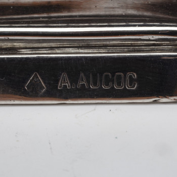 A. AUCOC - Important Table Centerpiece in Sterling Silver Late 19th Century