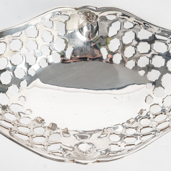 Silversmith SOUCHE LAPPARRA - Solid silver basket circa 20th century