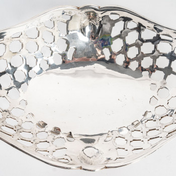 Silversmith SOUCHE LAPPARRA - Solid silver basket circa 20th century