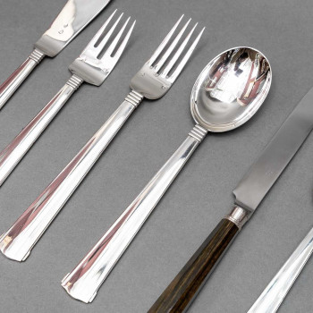 Silversmith R. LINZELER & PETERS - Silver cutlery set 125 pieces circa1930