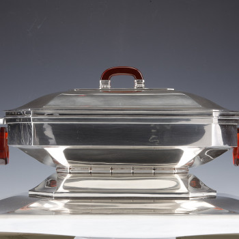 Goldsmith Auguste LEROY - Centerpiece in solid silver circa 1930