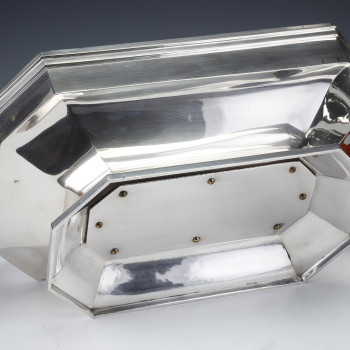 Orfèvre Auguste LEROY - Centre de table en argent massif circa 1930